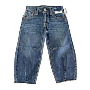Old Navy Kids Baggy Barrel Leg Jeans Sz 5 Yrs New